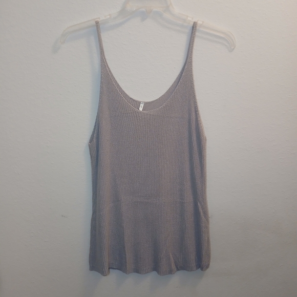 NWOT Gray Knit Camisole Size XL - Picture 1 of 5